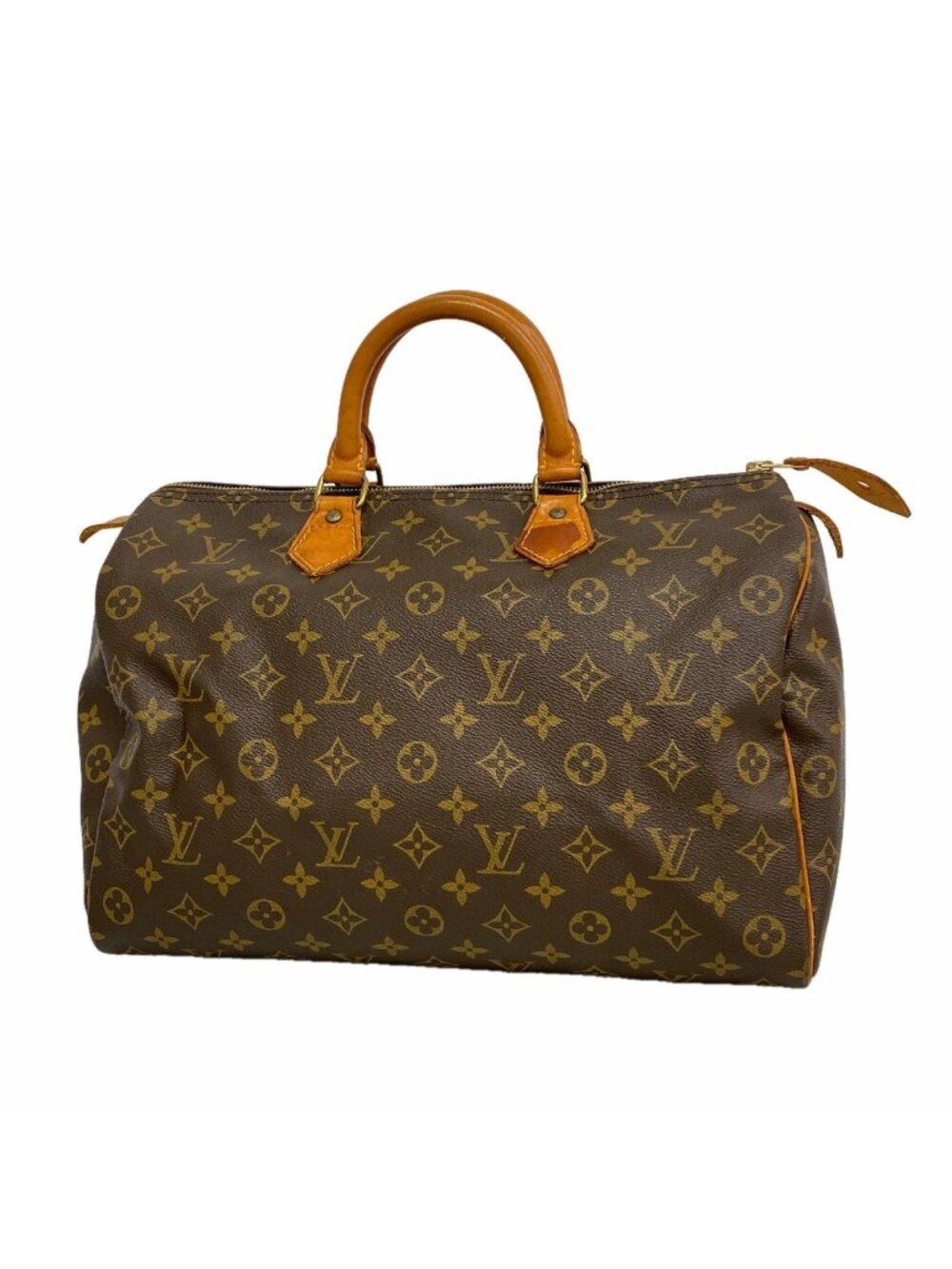 Louis Vuitton Handbag Monogram Speedy 35 Brown